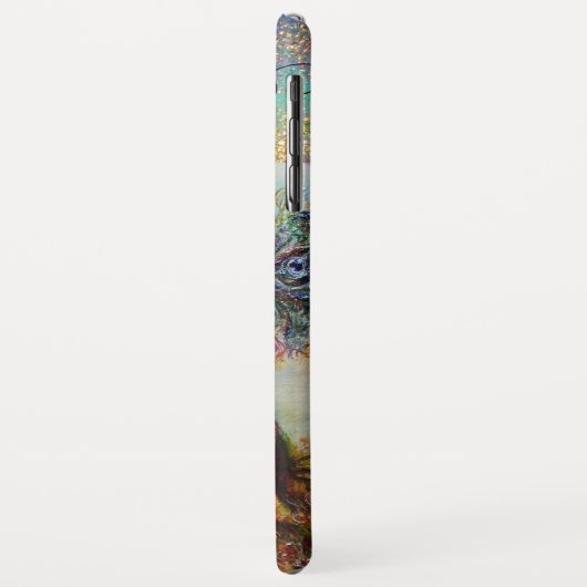 ROMANTISCHE VROUW MET EEN SPARKERPIEGEL VERDER Case-Mate iPhone CASE (Achterkant/links)