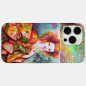 ROMANTISCHE VROUW MET EEN SPARKERPIEGEL VERDER Case-Mate iPhone CASE (Achterkant (horizontaal))