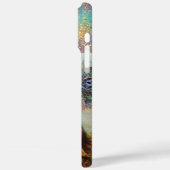 ROMANTISCHE VROUW MET EEN SPARKERPIEGEL VERDER Case-Mate iPhone CASE (Achterkant / Links)