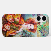 ROMANTISCHE VROUW MET EEN SPARKERPIEGEL VERDER Case-Mate iPhone CASE (Achterkant (horizontaal))