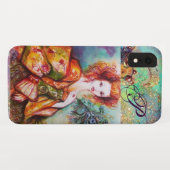 ROMANTISCHE VROUW MET EEN SPARKERPIEGEL VERDER Case-Mate iPhone CASE (Achterkant (horizontaal))