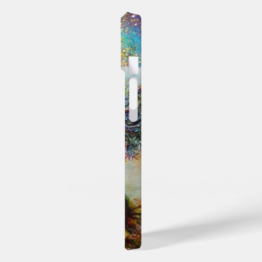 ROMANTISCHE VROUW MET EEN SPARKERPIEGEL VERDER Case-Mate iPhone CASE (Achterkant / Links)