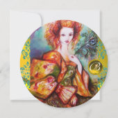 ROMANTISCHE VROUW MET EEN SPARKERPIEGEL VERDER KAART (Voorkant)