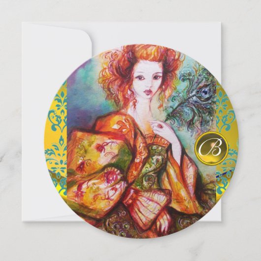 ROMANTISCHE VROUW MET EEN SPARKERPIEGEL VERDER KAART (Voorkant)