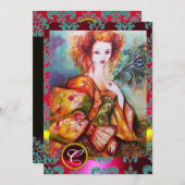 ROMANTISCHE VROUW MET EEN SPARKERPIEGEL, VERDER, R KAART (Voorkant / Achterkant)