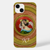 ROMANTISCHE VROUW MET STROMEN  ENAMEL Case-Mate iPhone CASE (Achterkant)