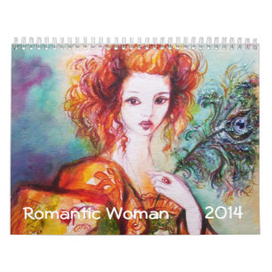 ROMANTISCHE VROUW SCHILDERIJEN 2014 FINE ART COLLE KALENDER