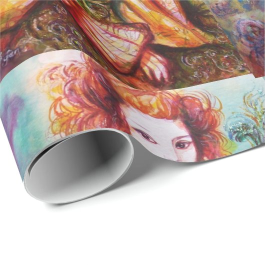 ROMANTISCHE VROUWEN EN MASKERADE FEITEN CADEAUPAPIER (Rol Hoek)