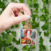 ROMANTISCHE VROUWEN MET PEACOCK VERDER SLEUTELHANGER (Hand)