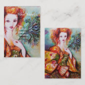 ROMANTISCHE VROUWEN, SPARKERPIEGEL, VERDER Pearl Visitekaartje (Voorkant / Achterkant)