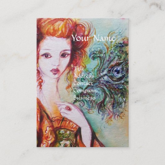 ROMANTISCHE VROUWEN, SPARKERPIEGEL, VERDER Pearl Visitekaartje (Voorkant)