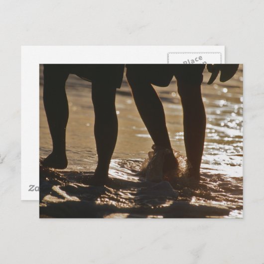 romantische wandeling briefkaart (Voorkant / Achterkant)