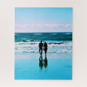 Romantische wandeling op het strand - 16x20 - 520 legpuzzel