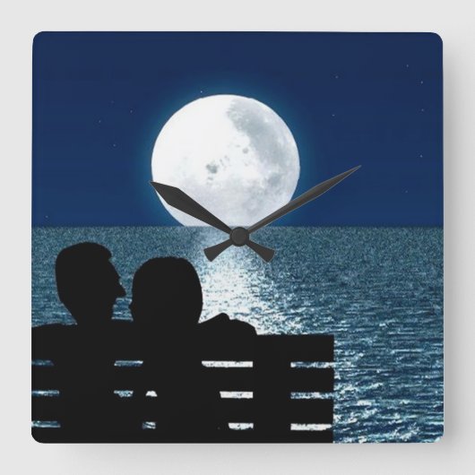 Romantische wandklok (Voorkant)