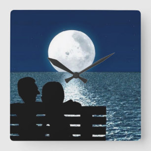 Romantische wandklok