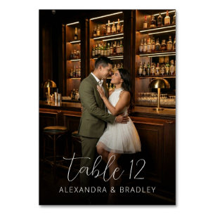 Romantische Warme Bruine Foto Kaart