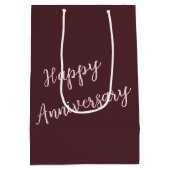 Romantische wasknijper paar met harten medium cadeauzakje (Achterkant)