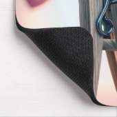 Romantische wasknijpers op waslijn muismat (Hoek)