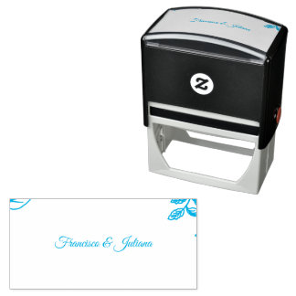 Romantische Waterfront Bruiloft Zelfinktende Stempel