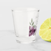 Romantische Waterverf Anemonen Shot Glas (Links)