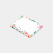 romantische waterverf bloemen post-it® notes (Schuin)