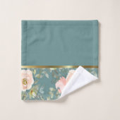Romantische Waterverf Bloemen Rozen Bad Handdoek (Wasdoekje)