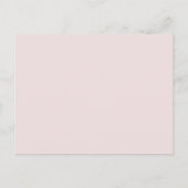 Romantische Waterverf Bloemen Snoep Bar Feest Sign Uitnodiging Briefkaart (Achterkant)