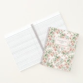 Romantische Waterverf bloemig Notitieboek (Binnen)