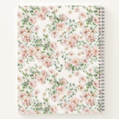 Romantische Waterverf bloemig Notitieboek (Achterkant)