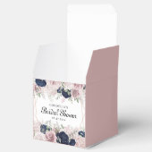 Romantische Waterverf Blush roze Vrijgezellenfeest Bedankdoosjes (Geopend)