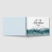 Romantische Waterverf Bosbergen Gastenboek (Volledig)