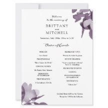 Romantische Waterverf Floral Amethyst-programma