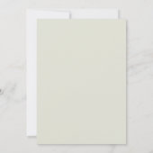 Romantische Waterverf Floral Elegant 30ste Verjaar Kaart (Achterkant)