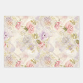 Romantische Waterverf Floral Wrapping Paper - Eleg (Voorkant)
