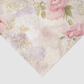 Romantische Waterverf Floral Wrapping Paper - Eleg Tissuepapier (Detail)