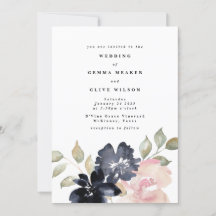 Romantische Waterverf Florals Wedding
