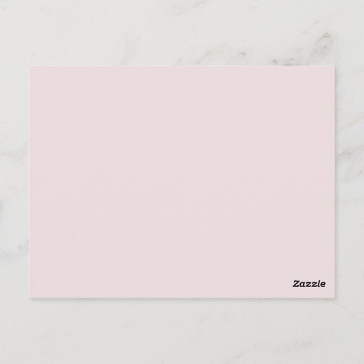 Romantische Waterverf Flowers Snack Bar Sign Briefkaart (Achterkant)