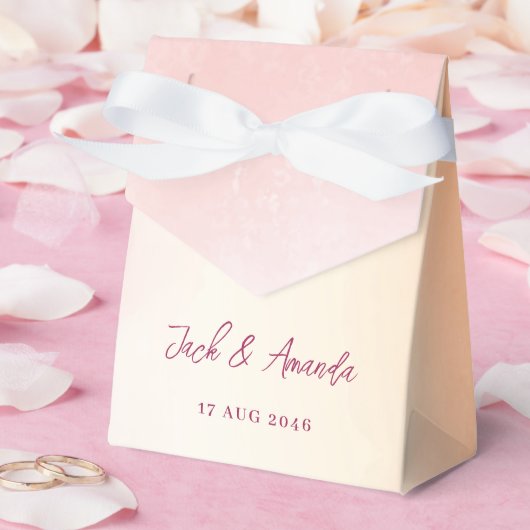 Romantische Waterverf Kleurrijke bruiloft gunst Bo Bedankdoosjes (Huwelijk)