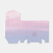 Romantische Waterverf Kleurrijke bruiloft gunst Bo Bedankdoosjes (Uitgevouwen)