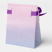 Romantische Waterverf Kleurrijke bruiloft gunst Bo Bedankdoosjes (Achterkant)