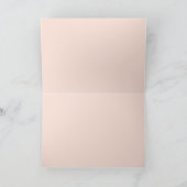 Romantische Waterverf lente bloei bruiloft Bedankkaart (Binnen)