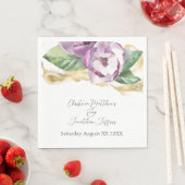 Romantische Waterverf Magnolia Servet (Insitu)