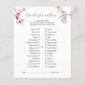 Romantische Waterverf Magnolia zou ze liever spel Flyer (Voorkant)