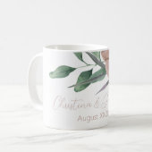 Romantische Waterverf Orchideeën Koffiemok (Voorkant links)