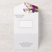 Romantische Waterverf overtreedt All In One Uitnodiging (Buitenkant)