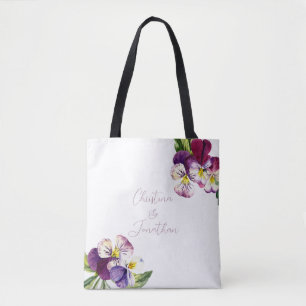 Romantische Waterverf overtreedt Tote Bag