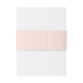 Romantische Waterverf Peach Floral Garland Weddens Uitnodigingen Wikkel (Achterkant Voorbeeld)