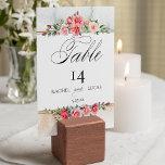 Romantische Waterverf Roze Rozen Kaart<br><div class="desc">Heerlijk clusters van elegante waterverf blush roze rozen en gebladerte op een subtiele pastel waterverf achtergrond,  gouden randlabel en bewerkbare tekstvelden. Bevat een afbeelding van "Tabel" in aangepast scriptlettertype (of verwijder en pas deze aan in de ontwerpeditor).</div>