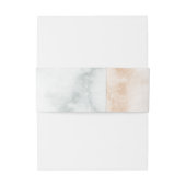 Romantische Waterverf Roze Rozen Uitnodigingen Wikkel (Achterkant Voorbeeld)