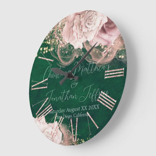 Romantische Waterverf Rozen over het huwelijk in E Grote Klok (Hoek)